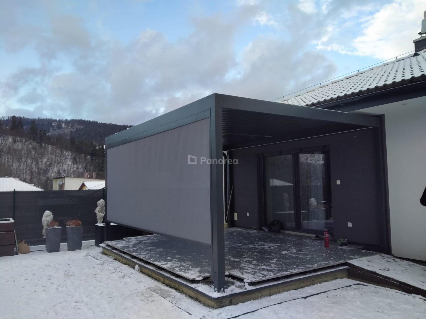 Hliníková pergola Oščadnica