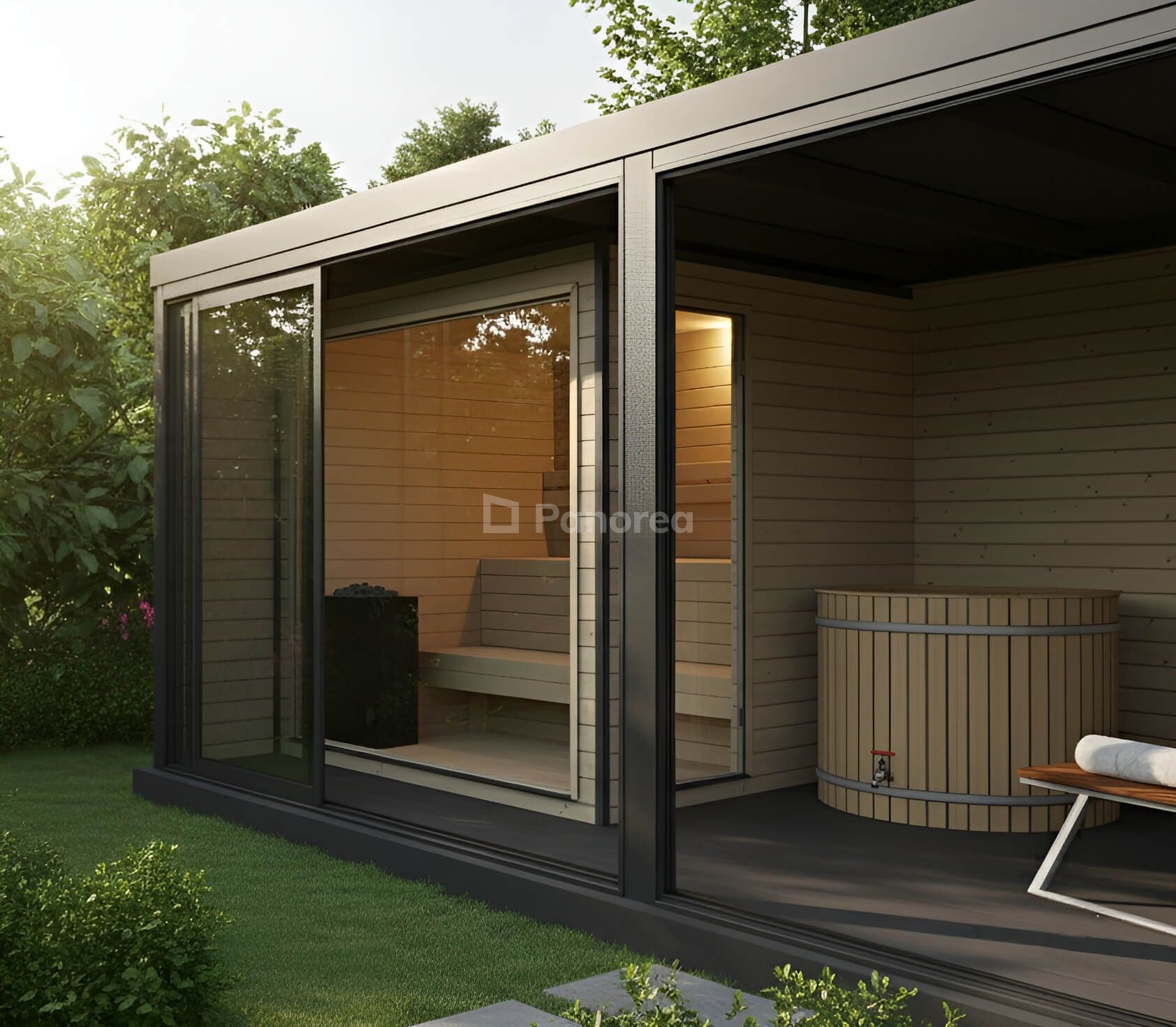 SAUNA BLOCK PREMIUM | Hliníkový sauna domček