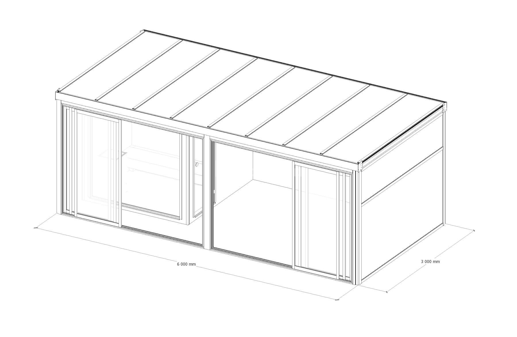 SAUNA BLOCK PREMIUM | Hliníkový sauna domček